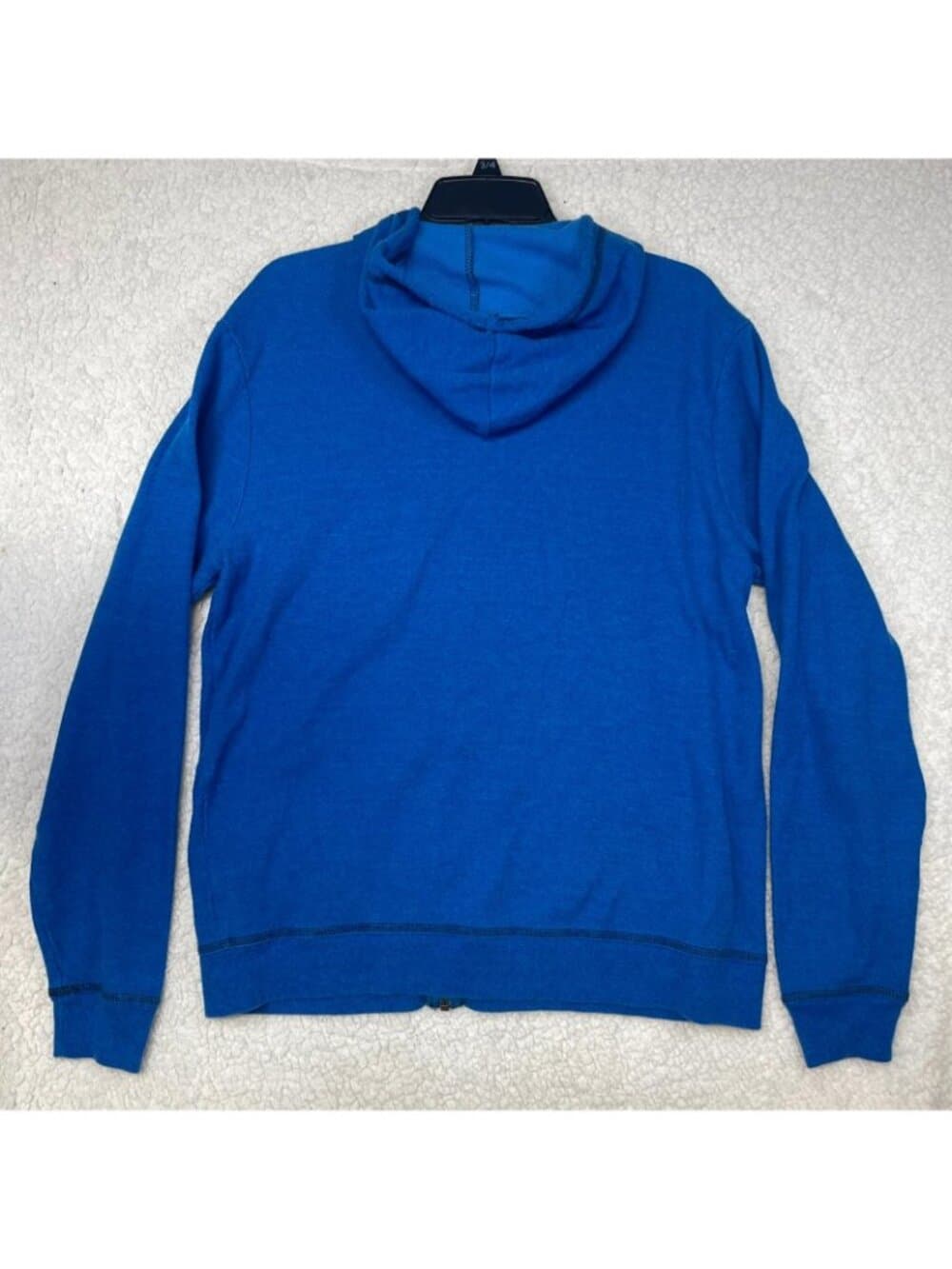 Original Penguin Blue Full Zip Hooded Sweatshirt Hoodie Men's Large