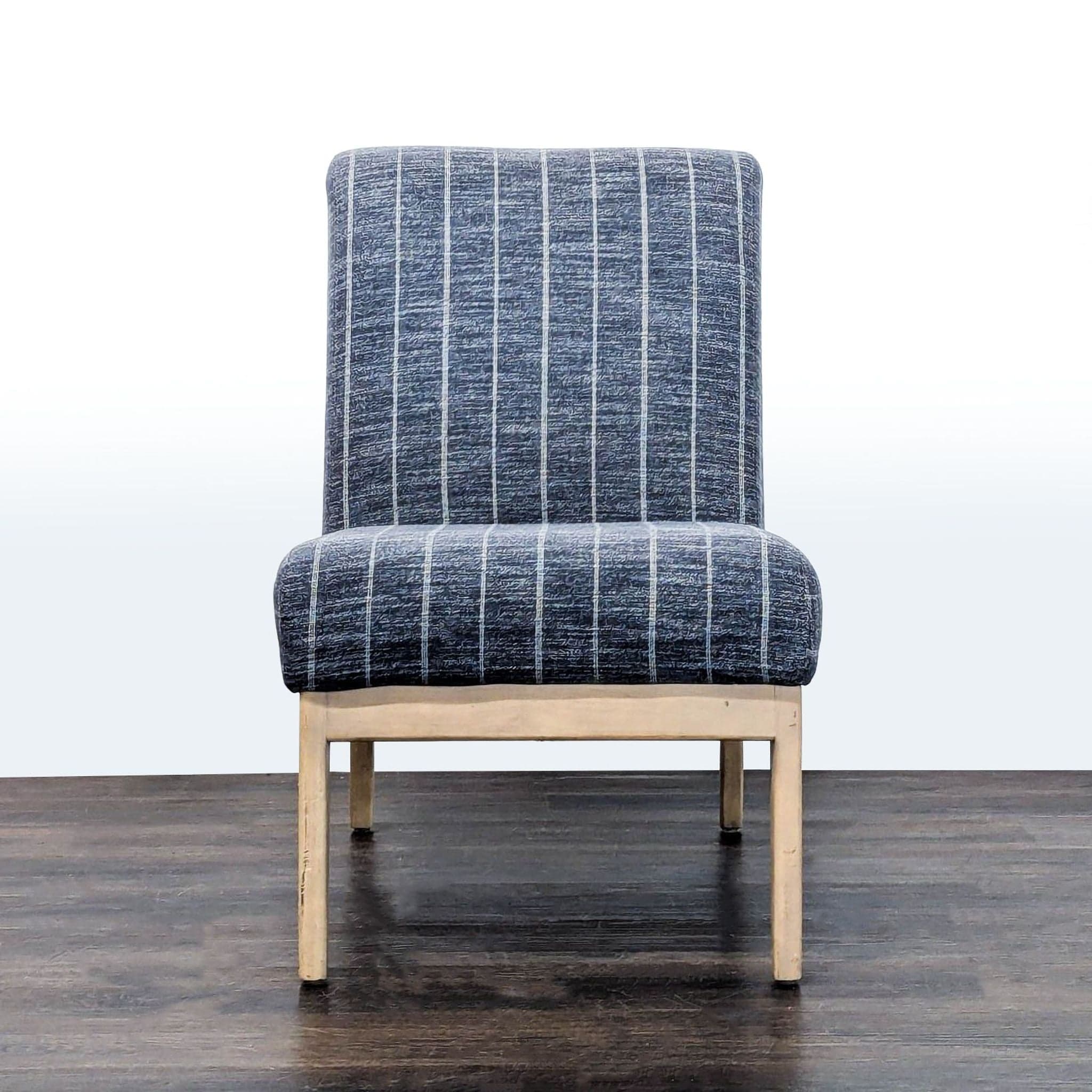 Hearth & Hand with Magnolia for Target Upholstered Slipper Dining Chair – Blue Stripe