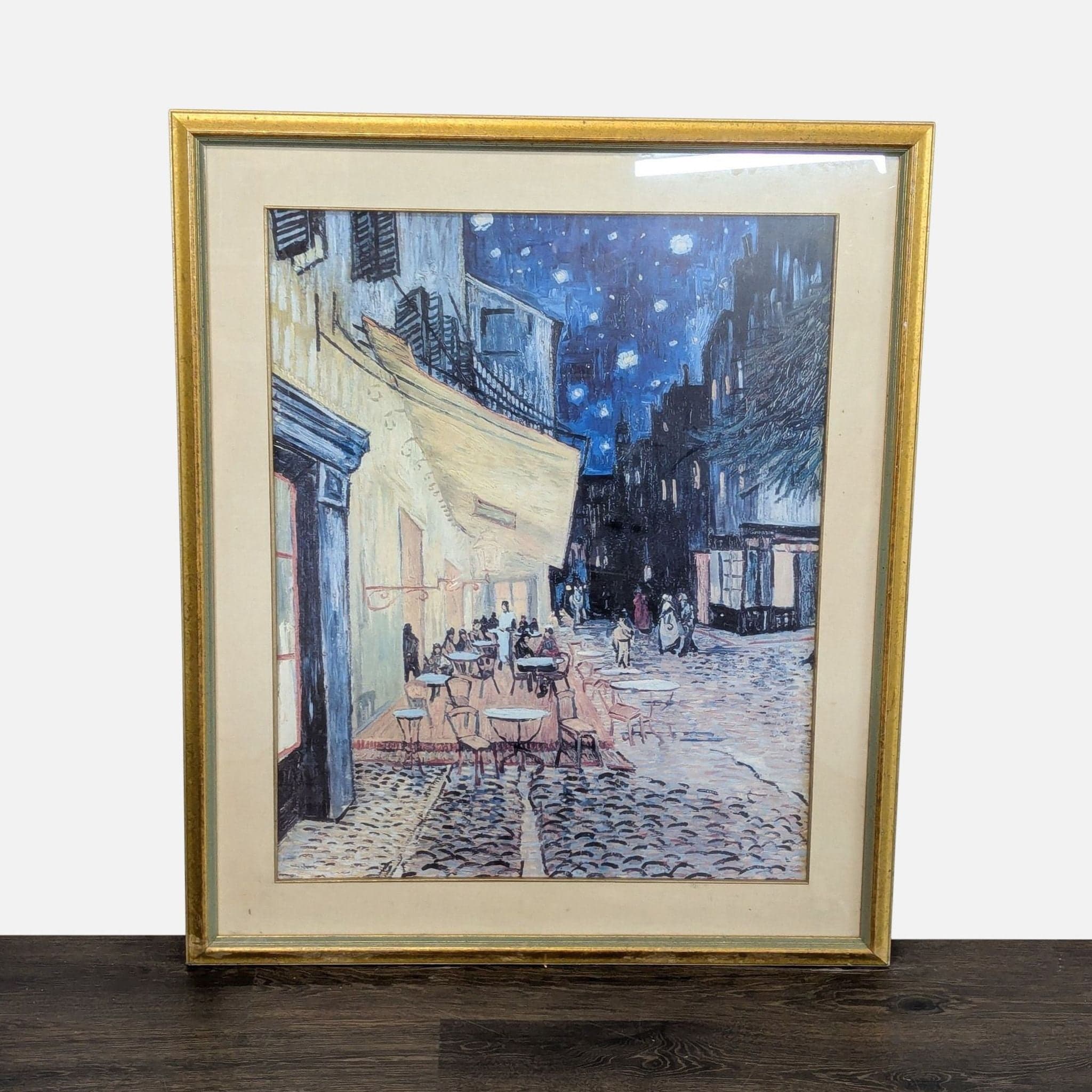 Van Gogh “Café Terrace at Night” Framed Print