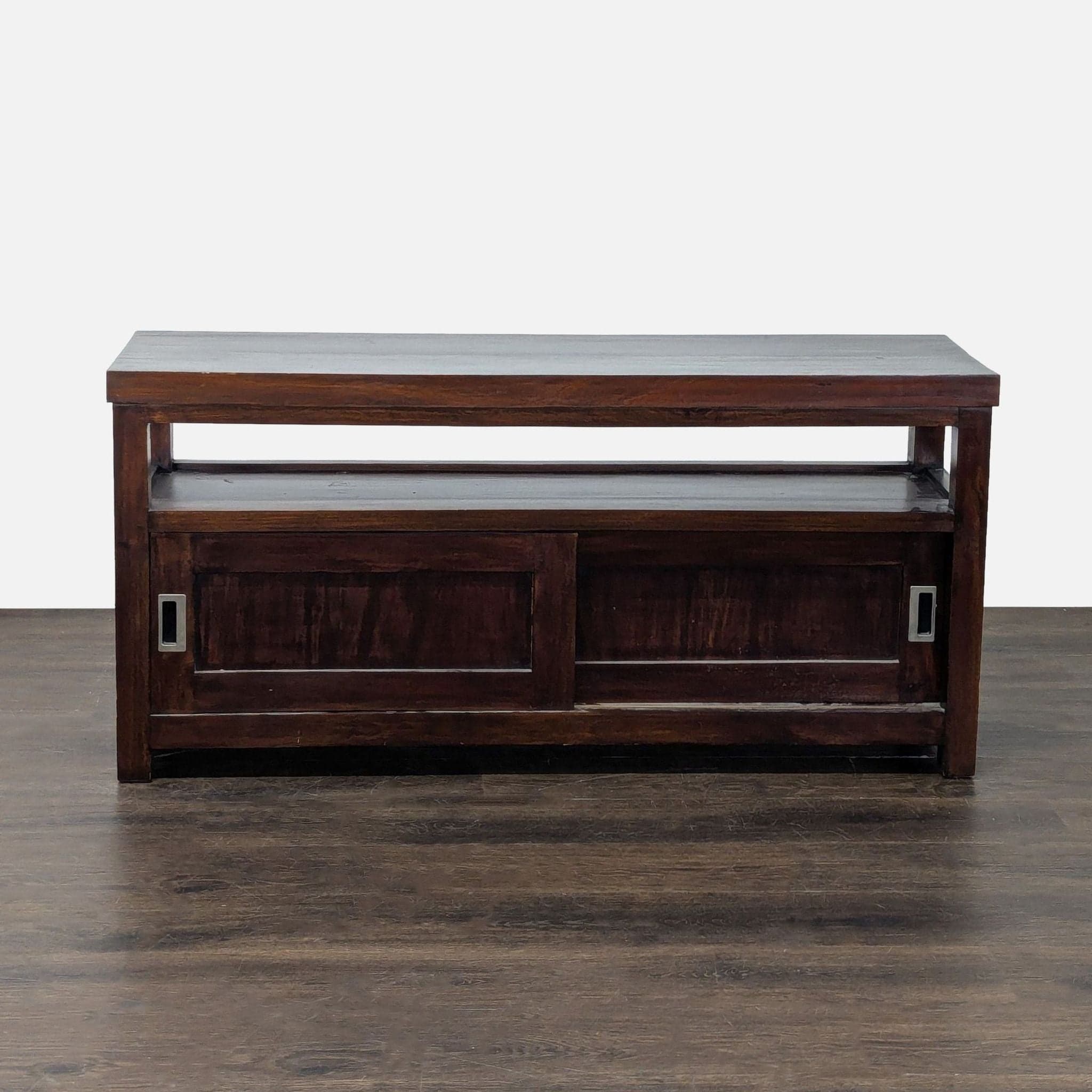 Japanese Storage Cabinet with Sliding Doors