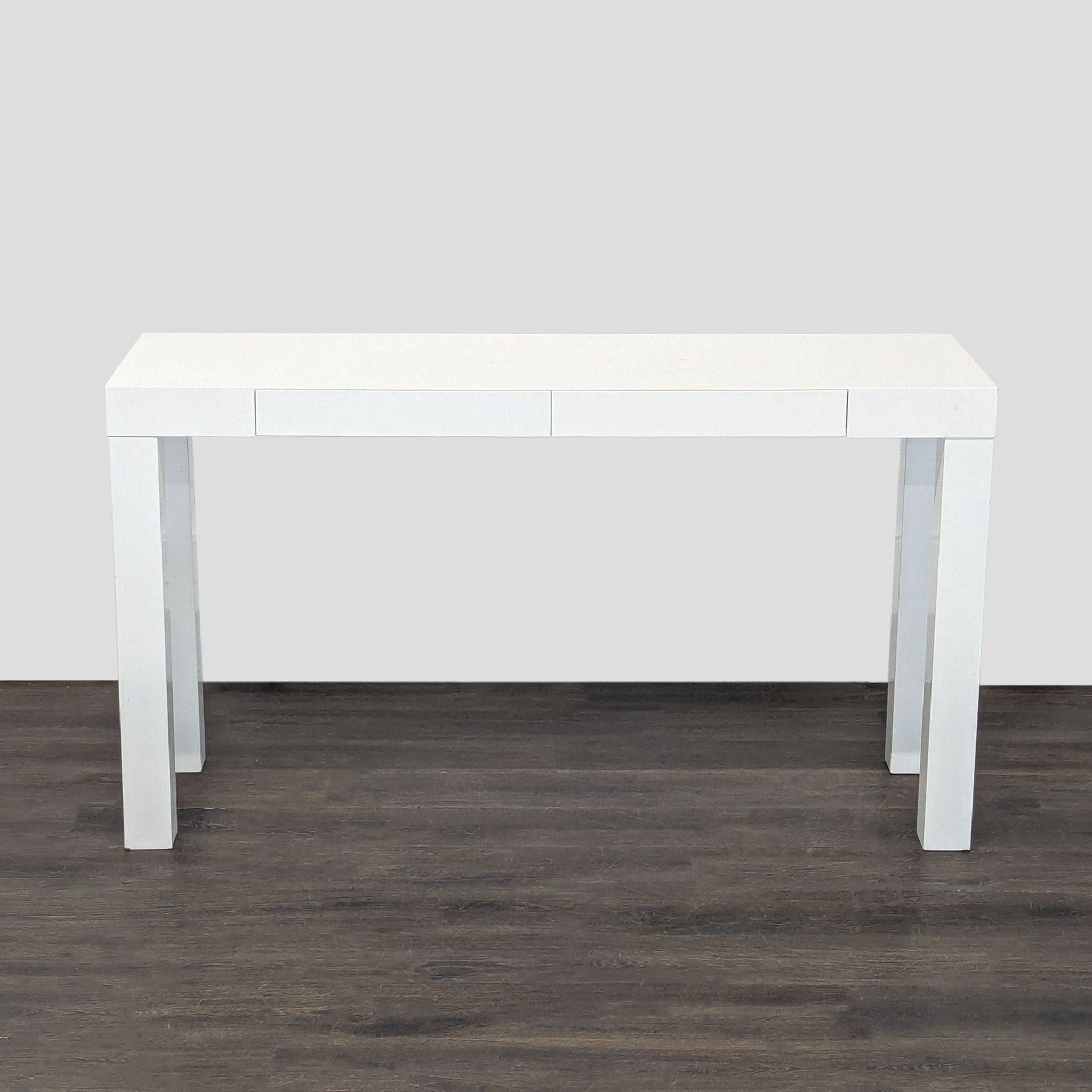 West Elm Parsons White Console