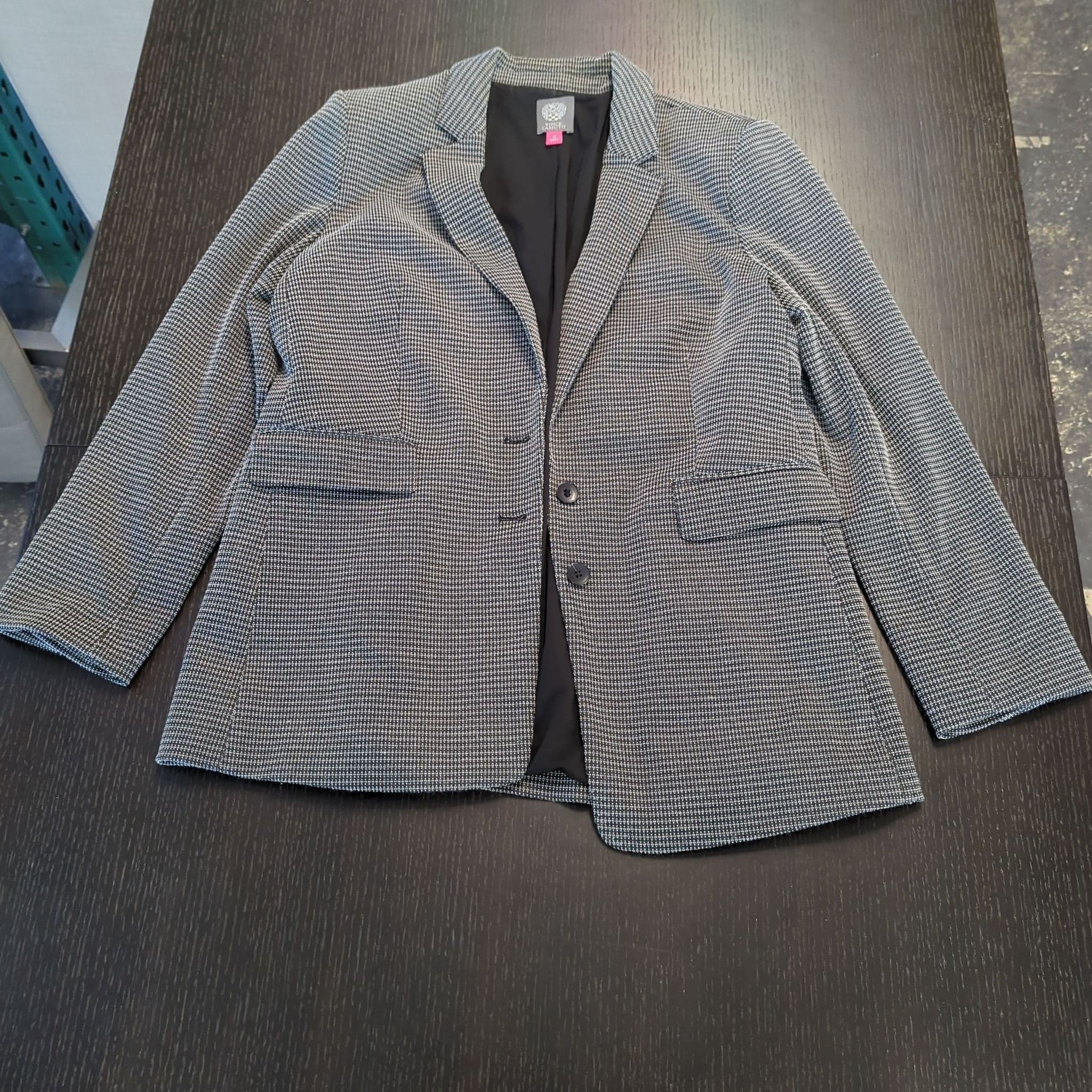 Vince Camuto Women's Houndstooth Blazer, Size 12