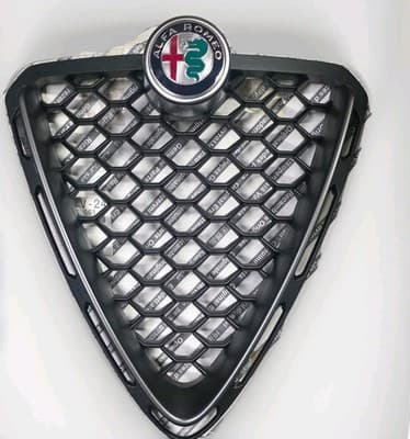 Alfa Romeo 68379670AA New Front Grill with Emblem OEM Part Stelvio