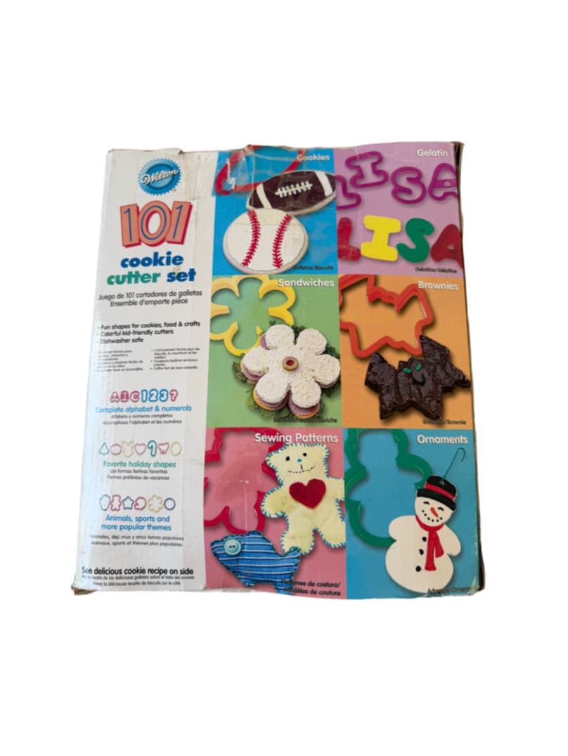 Wilton 101 Cookie Cutter Set Alphabet Holiday Shapes