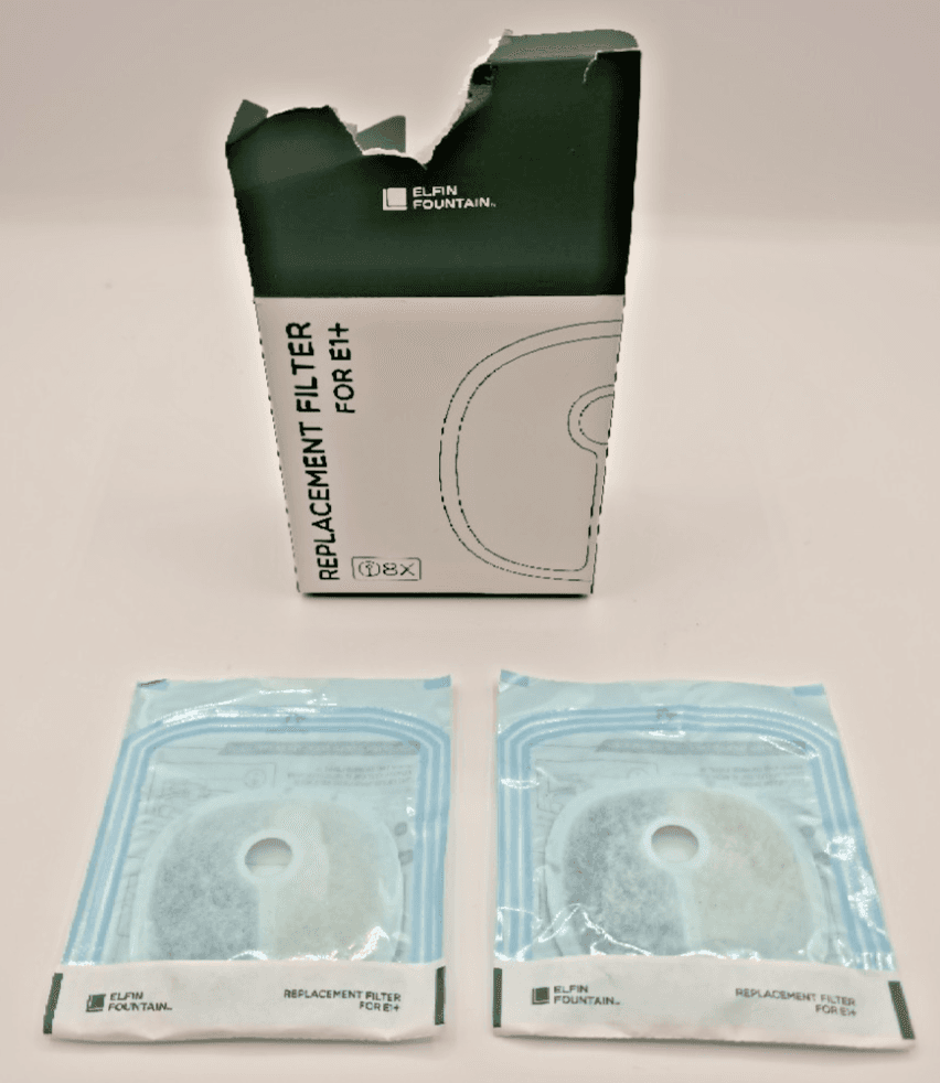 Elfin Water Fountain E1+ 2 Filters / White - Open Box