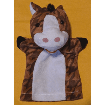 Melissa & Doug Brown Horse 8” Hand Puppet