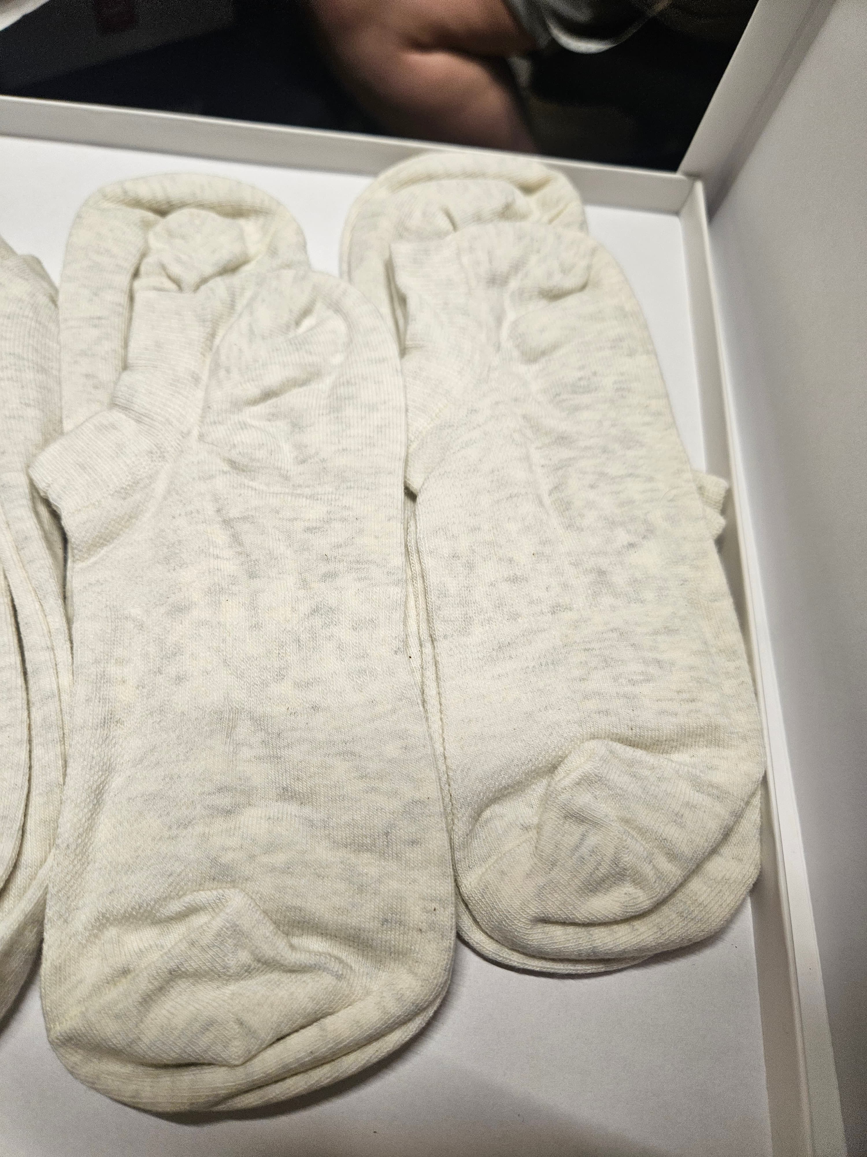 ATBTER Ankle Socks Lightweight 6-Pairs Beige Grey Size 6-9