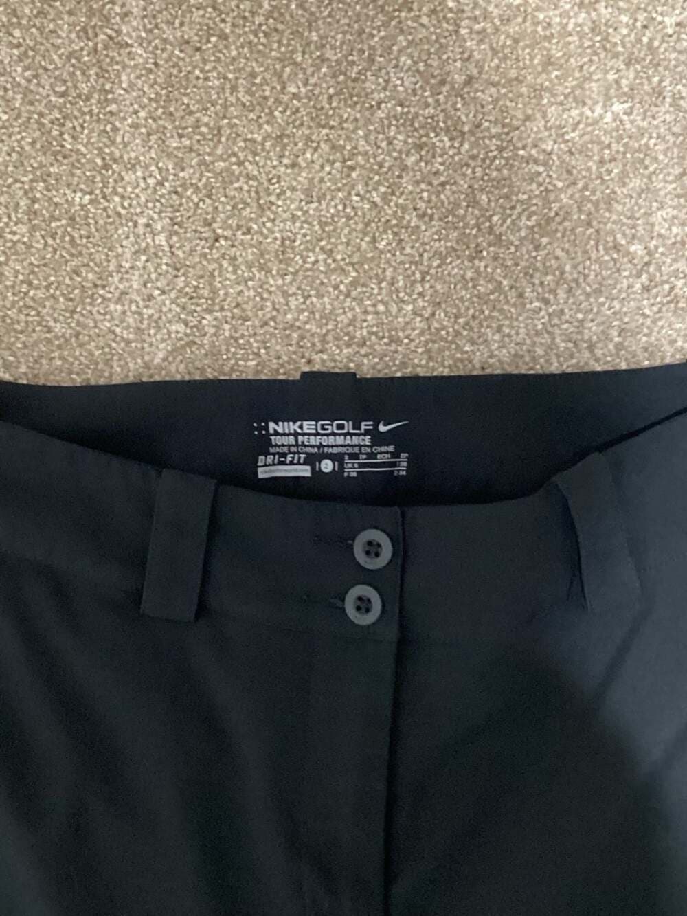 Nike Golf Tour Performance Dri-Fit Women's Black Skort Size 2