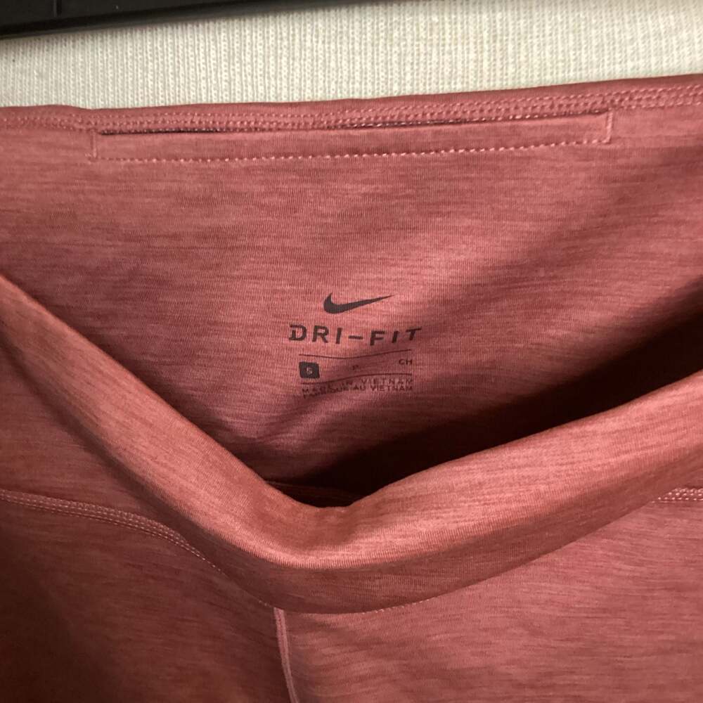 Nike Dri-FIT One Women's Mid-Rise Training Leggings Rose Heather