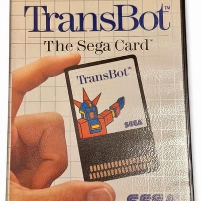 TransBot (Sega Master System SMS), SUPER RARE SEGA CARD!