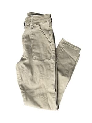 Gap || Olive Green Stretch High Rise Jeggings || Size 12 (Teen)