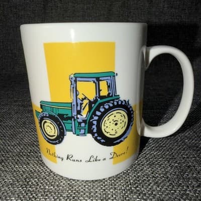 John Deere Tractor Coffee Cup Mug Licensed Gibson Dishwasher Microwave safe