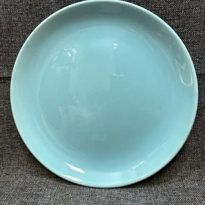 Vintage Franciscan El Patio Aqua 12" Chop Plate Platter Gladding McBean 1940s