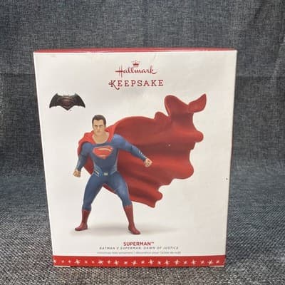 SUPERMAN DAWN OF JUSTICE 2016 Hallmark Keepsake NEW IN BOX Flying Cape