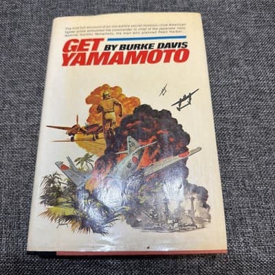 Get Yamamoto By Burke Davis 1969 First Edition HC DJ Pearl Harbor WW 2 Vintage