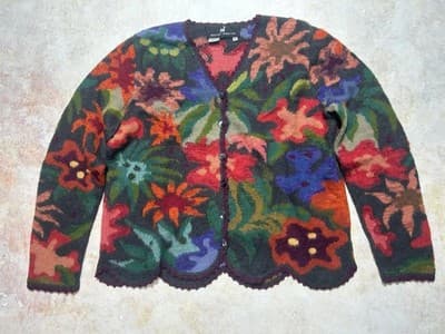 peruvian connection medium women’s alpaca cardigan