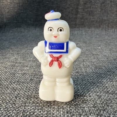 VTG Ghostbusters Stay Puft Marshmallow Man Pencil Sharpener Columbia Pict 1987