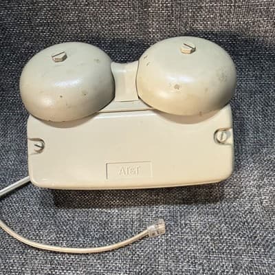 Vintage Double External Telephone Ringer Western Electric Phone Bell AT&T Works