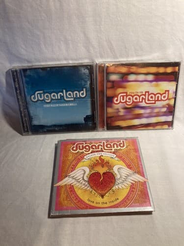 3 Sugarland CD Love On Inside - Twice Speed of Life - Enjoy The Ride Country