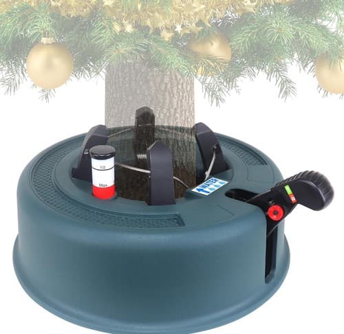 Top Treasures Christmas Holiday Tree Stand With Water Reservoir & Fast Clamp