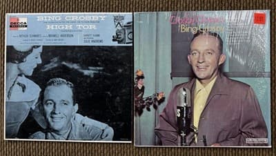 Lot of 2 Bing Crosby LP Vinyl Records, High Tor, Crosby Classics In Shrink