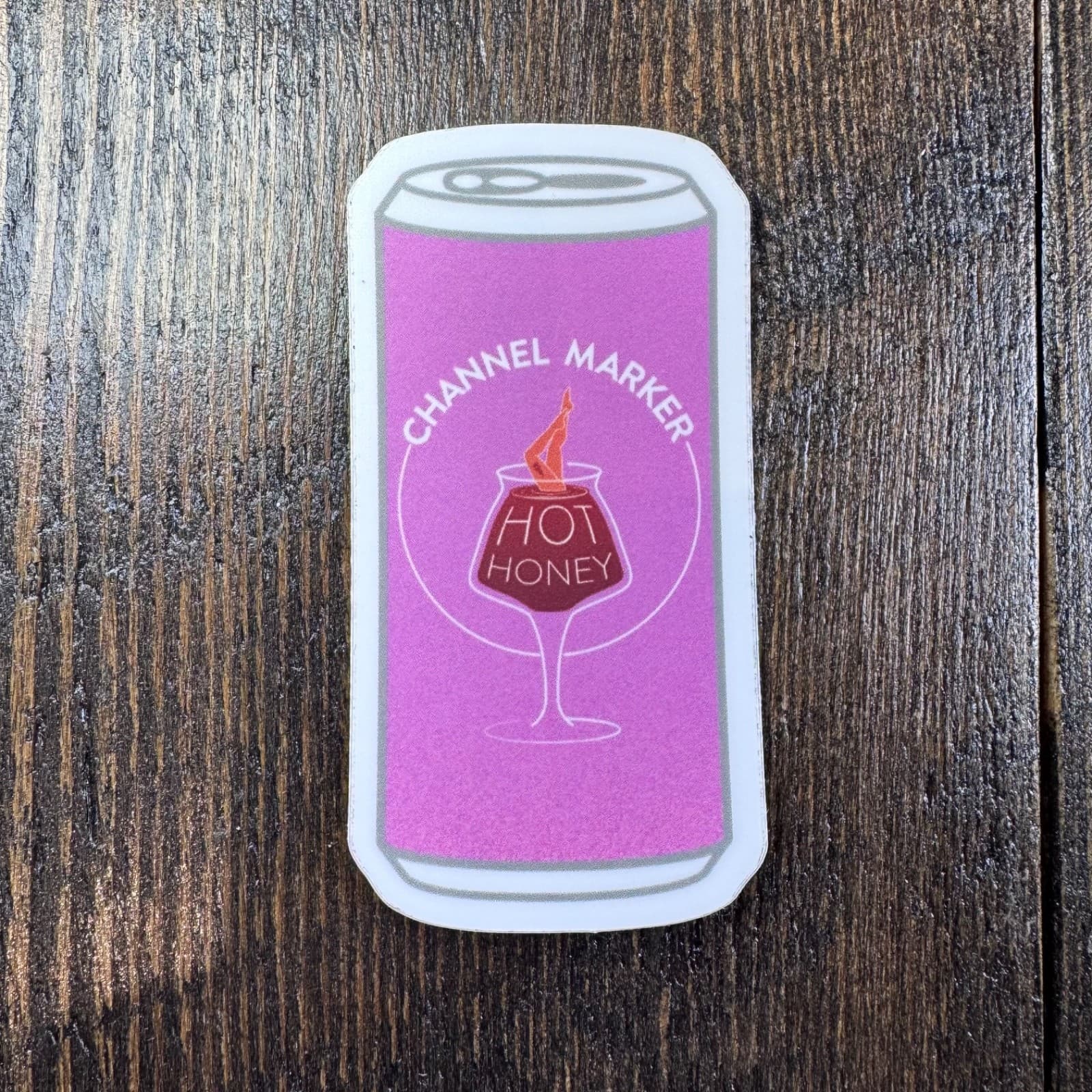 Channel Marker - Hot Honey - Cidery - Cider Sticker - Lable