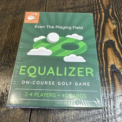 Equalizer On-Course Golf Card Game for Adults Interactive Fun Every Hole