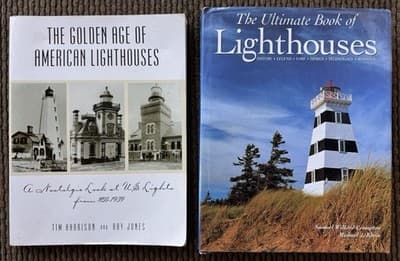 Lot Of 2 Lighthouse Books -Golden Age American Lighthouses, Ultimate Lighthouses