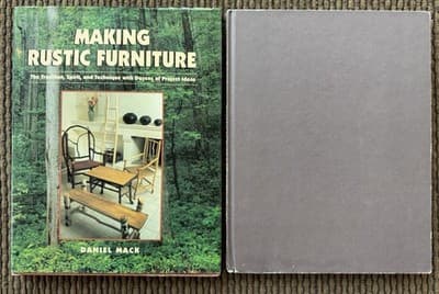 Lot Of 2 Making Rustic Furniture Hardcover Books, Daniel Mack 1990’s