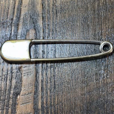 Vintage National 5” Large Heavy Duty Metal Safety Pin Horse Blanket Laundry