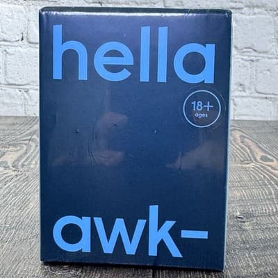 Hella Awkward Game Adult Conversation Card Game - Dating Real Talk Relationship