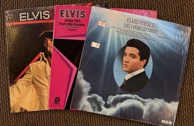 Elvis Presley Albums, His Hand In Mine, You’ll Never Walk Alone,Hits From Movies