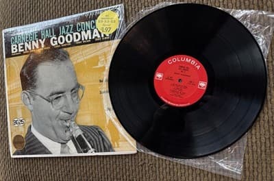 Rare Promo Benny Goodman The Famous 1938 Carnegie Hall Jazz Concert Vol 3, 1956?