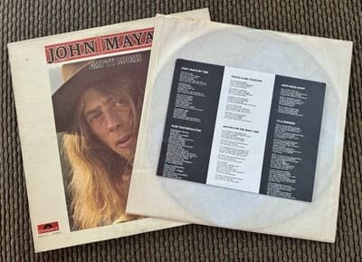 John Mayall Vinyl Record- Empty Rooms - 1970, Pitman First Press 24-4010