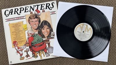 Carpenters Christmas Portrait 1978 Reissue LP A&M Records Vinyl Album SP-3210