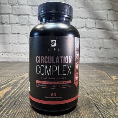 B Life Circulation Heart & Vein Complex Supplement L-Arginine Horse Chestnut