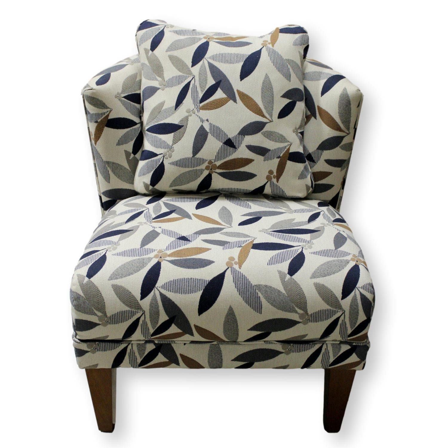 La-Z-Boy Tapestry Chair w/Pillow - Blue