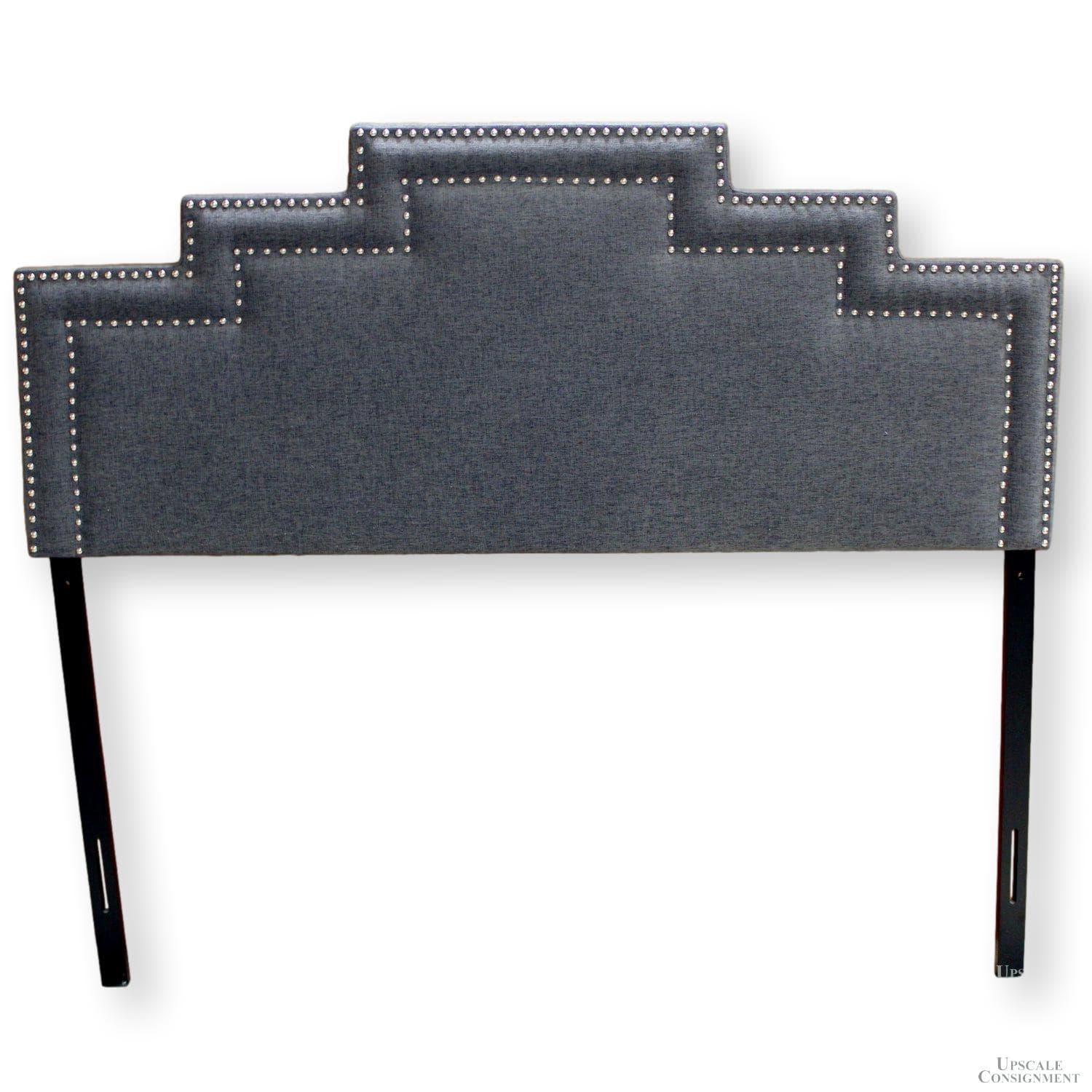 Queen Upholstered Headboard Only - Gray