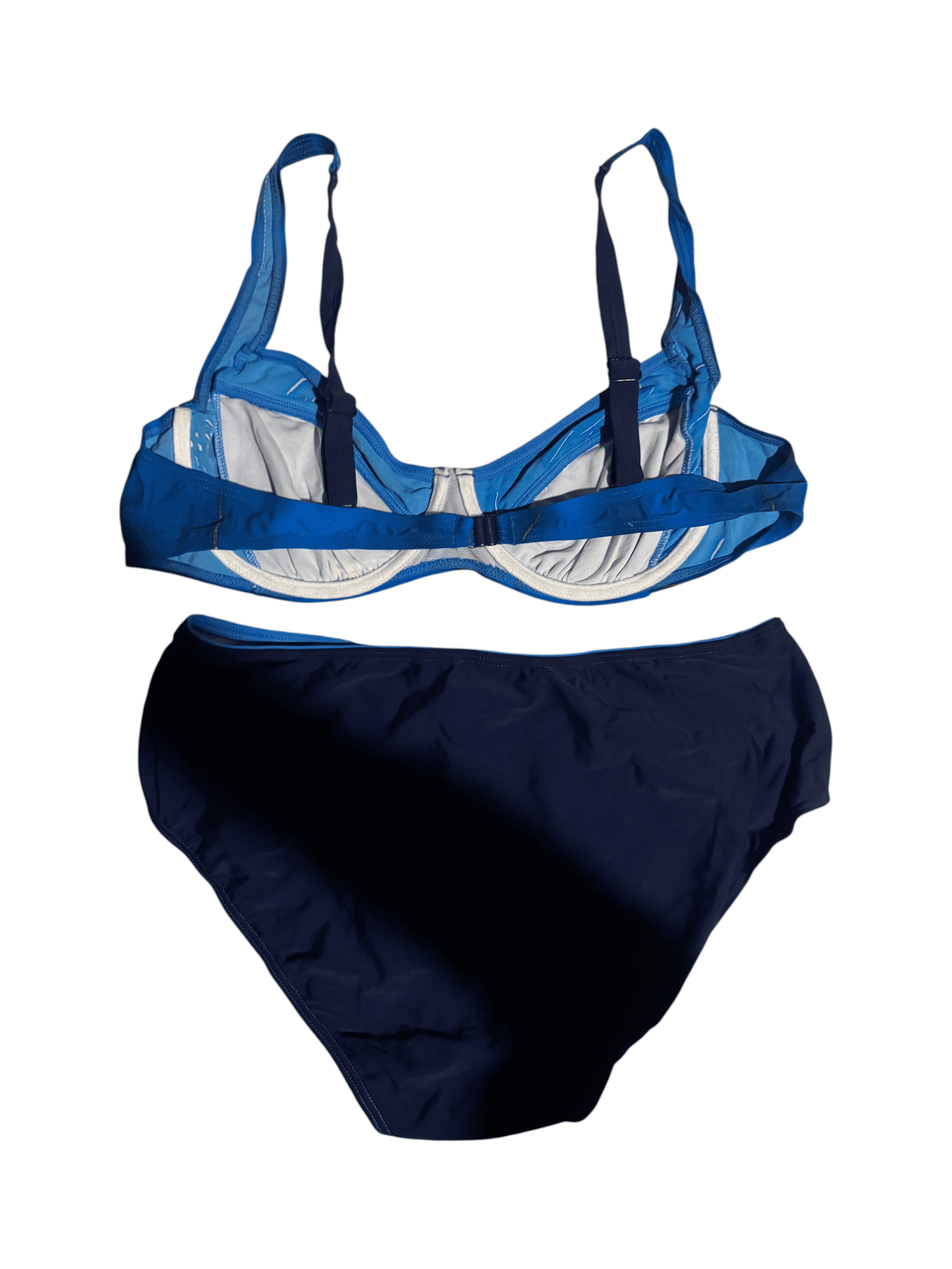 Blue Underwire Bikini Set Size 38D