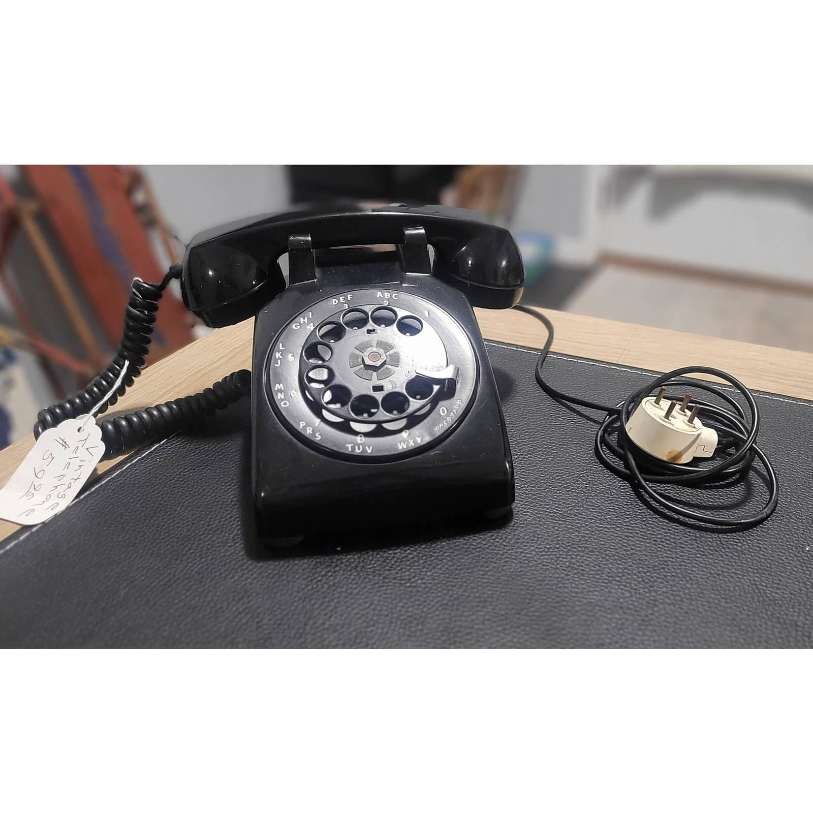 Vintage Telephone Western Electric/Bell System 500 Black Rotary Dial Phone