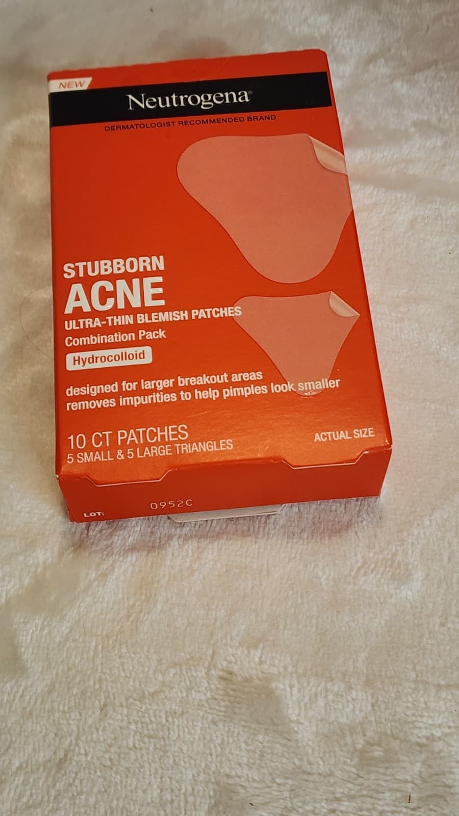 Neutrogena StubbornAcne Ultra-Thin Blemish 10 Patches- NIB ** 5 box lot **-