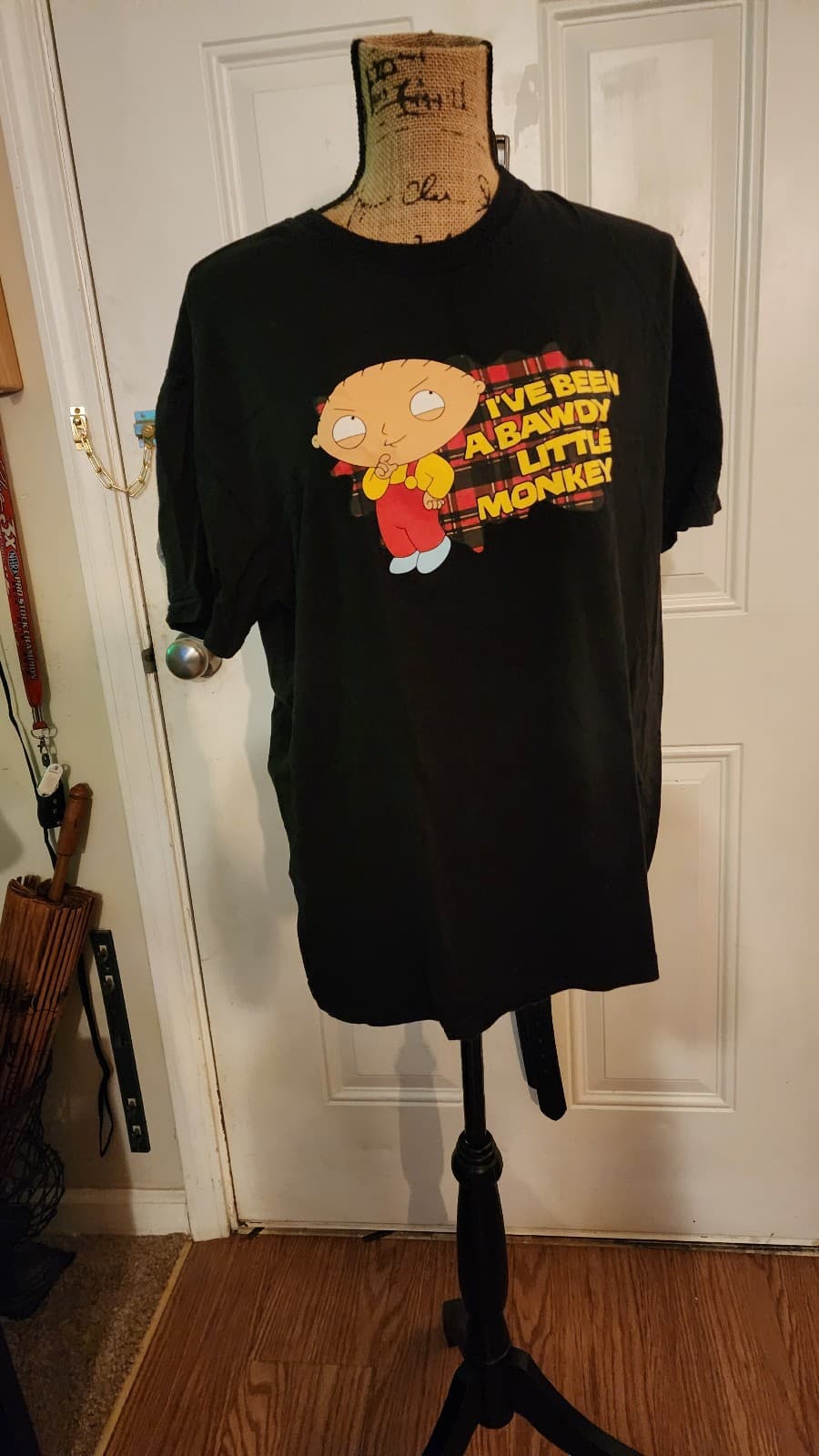 Family guy Stewie vintage graphic t shirt lg