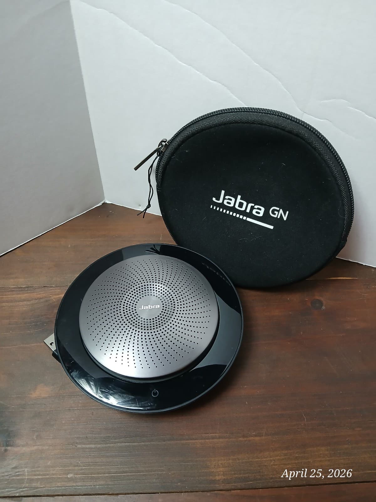 Jabra Speak 710 wireless Bluetooth speakerphone.