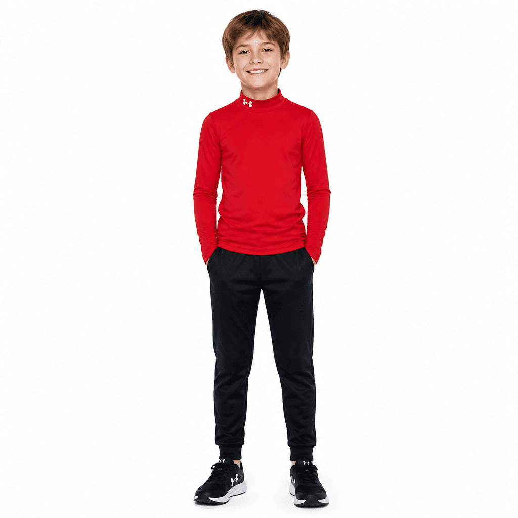 Under Armour Youth Red Long Sleeve Shirt YMD