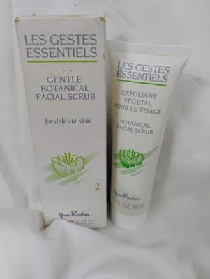 2 Vintage Yves Rocher Exfoliant Botanical Facial Scrub 1.7 Fl