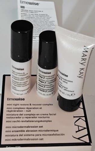 Mary Kay Timewise Mini Night Restore and Recover Complex Normal to Oily Skin Set