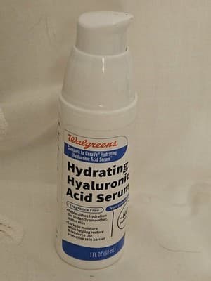 Hydrating Hyaluronic Acid Serum 1 fl oz Non-Comedogenic Fragrance Free