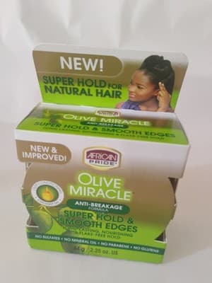 Olive Miracle Anti Breakage Super Hold Smooth Edges 2.25 Oz.