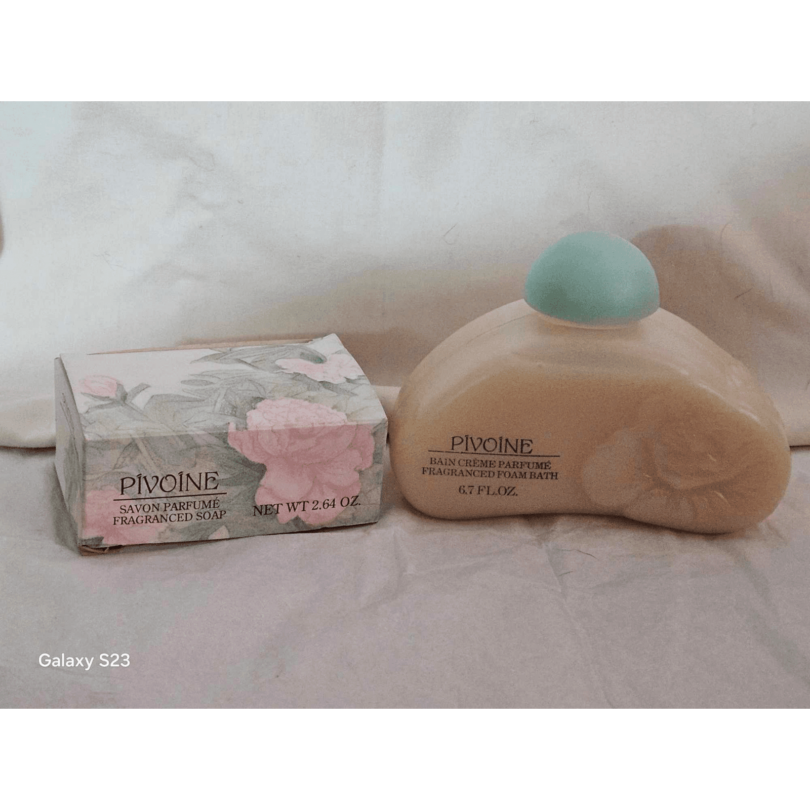 Yves Rocher PIVOINE Women's Fragranced Foam Bath 6.7 oz. Body Soap 2.65 Oz Rare