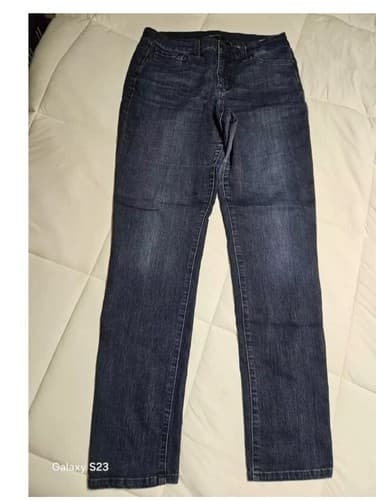 DKNY Women's Jeans Denim High Rise Straight Leg Stretch Blue Jeans Size 30
